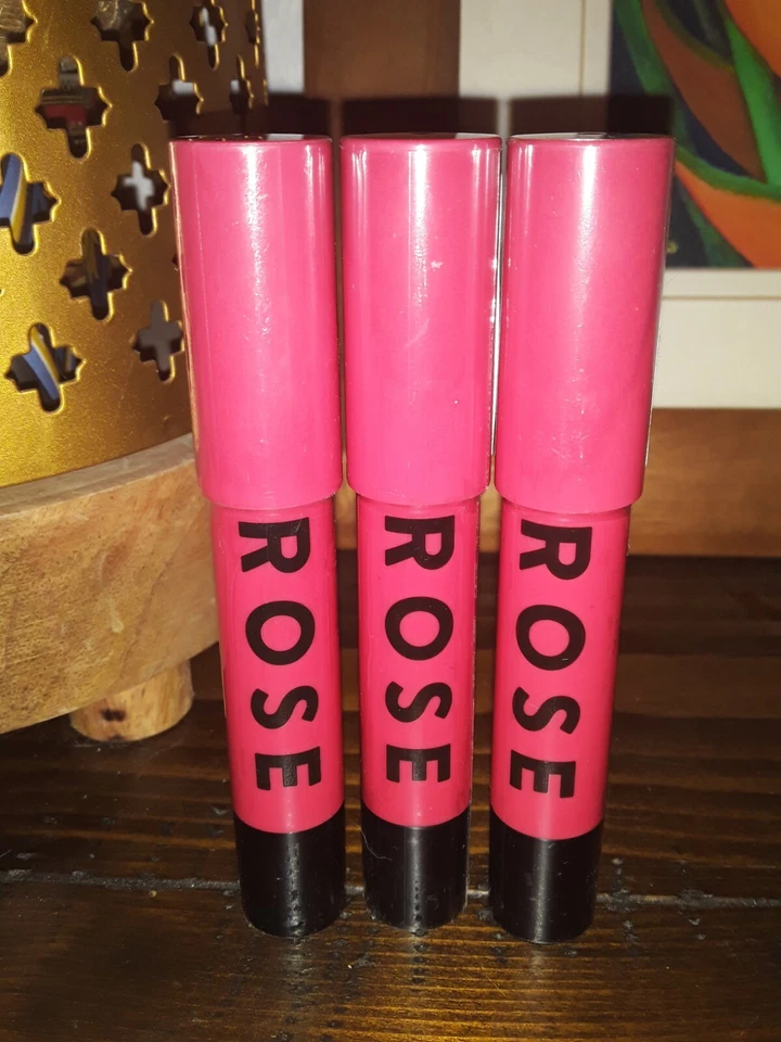 3x BATH AND & & BODY WORKS ROSA HIDRATACIÓN LÁPIZ LABIAL LÁPIZ LABIAL LOTE RARO x3 Foto 1 de 1