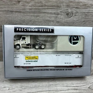 Tonkin Replicas Precision Series Diecast 1:53 J.B. Hunt Tractor & Trailer New - Picture 1 of 5