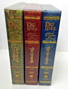 Set Of 3 Lord Of The Rings Special Extended Edition 12 DVDs in Slipcases Vintage - Picture 1 of 14