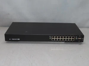 Ubiquiti EdgeSwitch 16 ES-16-150W 16 Port Gigabit PoE Switch with 2x SFP ports - Photo 1/7