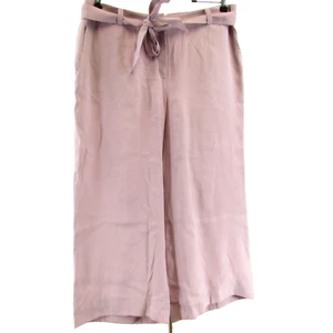 J. Jill x Christian Siriano rosa Gaucho Hose Größe 14 zierlich hoher Bund flach NEU - Bild 1 von 10