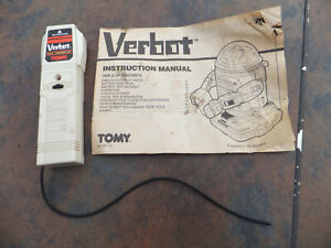 Vintage TOMY 5401 Verbot Voice Transmitter Microphone & Instruction Manual