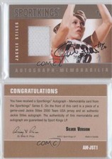 2012 Sportkings Series E Memorabilia Silver /50 Jackie Stiles #AM-JST1 Auto