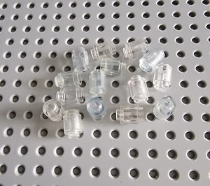 LEGO Piedra Redonda Cilindro Abierto Transparente Transparente 15 Piezas Clear Brick Round 3062b R3 - Imagen 1 de 1