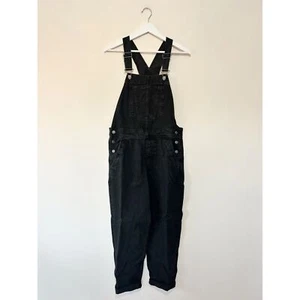 Asos Denim Latzhose Washed Black Gr. UK 12 Straight Leg Utility UVP 40€ - Bild 1 von 12