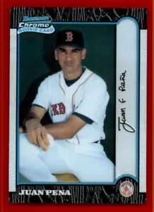 1999 Bowman Chrome Refractors #384 Juan Pena. - Picture 1 of 2