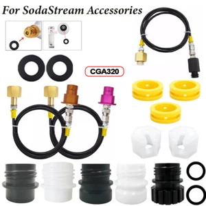 Manguera/accesorios adaptador conector rápido para SodaStream Terra a CGA320 externo - Imagen 1 de 69
