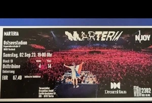 marteria ostseestadion Ticket 2.9. - Bild 1 von 1