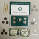 Lot Of 19 Piece ESTATE LOT OLD US COINS **SILVER  GOLD PROOF SET SALE *FREE S/H*