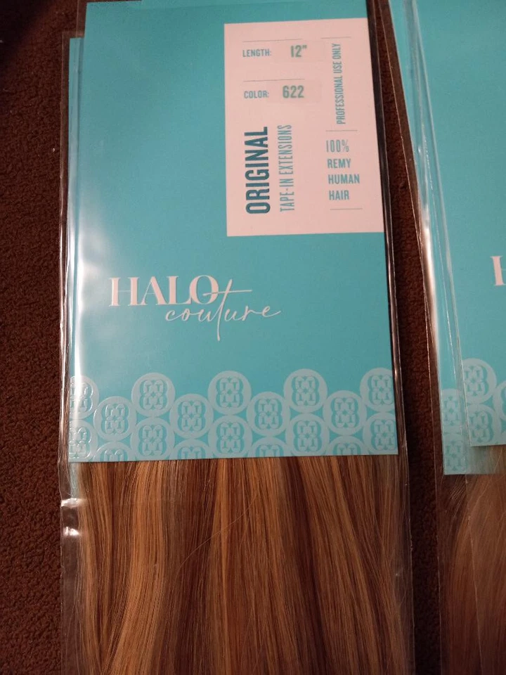 Halo Couture 12" Professional Tape In Hair Extensions Color 622 - Image 1 of 1