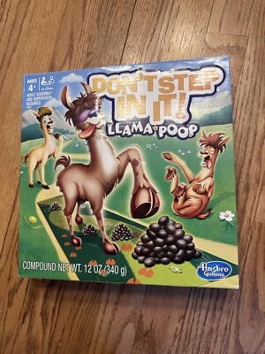 DON'T STEP IN IT! LLAMA POOP Age 4+ Birthday Kids Game Easy Instructions 2019 - Image 1 of 4