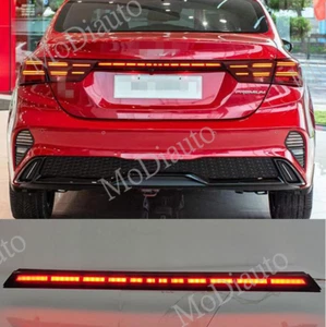 For Kia Forte 2022 Rear Door Trunk LED Tail Light brake light Cover Accessories - Picture 1 of 12