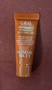 SUNDAY RILEY CEO Rapid Flash Brightening Serum 0.17oz / 5 ml Travel Size - Picture 1 of 3