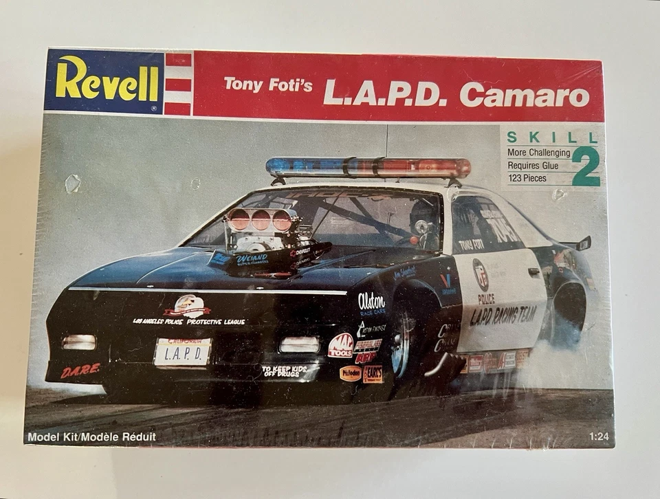 Revell Tony Foti's LAPD Camaro Model Kit 1 24 #7423