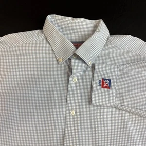 Vineyard Vines Performance Murray Hemd Button Down blau kariert L 1893 bestickt - Bild 1 von 19