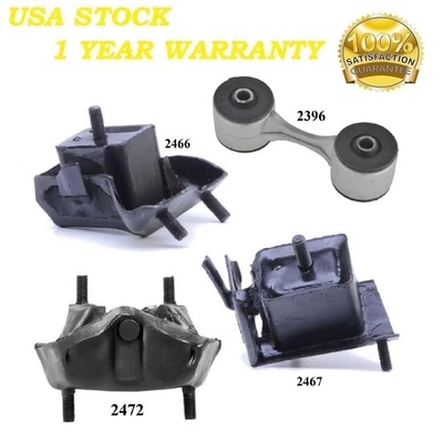 4 PIEZAS MONTAJE DE MOTOR Y TRANSMISIÓN APTO PARA CHEVROLET CELEBRITY 4,3 L DIÉSEL Y 2,8 L - TRANSMISIÓN AUTOMÁTICA Foto 1 de 4