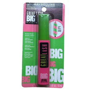 Maybelline Great Lash BIG Mascara 131 Very Black Noir Intense .34 fl oz NEW - Picture 1 of 2
