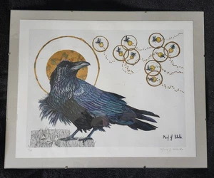 Mary J Ruhnke Raven LIMITED EDITION Print - Bild 1 von 6