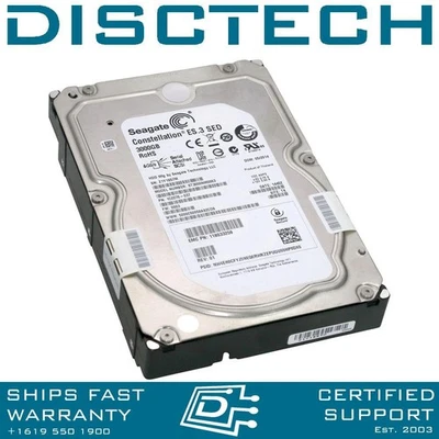 EMC Isilon 118033259 403-0139-01 3TB SAS 6.0Gb/s SED FIPS 140-2 3.5" Hard Disk - Image 1 of 4