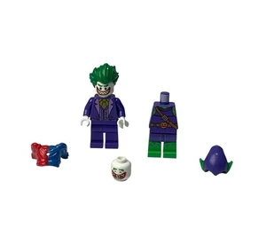 Lego Minifigur The Joker, Goblin Teile, Harley Quinn Hut, extra Joker Kopf - Bild 1 von 4