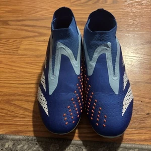 GZ2606 Adidas Predator Accuracy+ FG Men's Size 6 Soccer Cleats Blue - Picture 1 of 7
