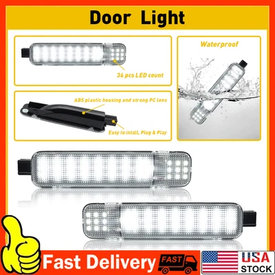 LED Door Courtesy Light Lamp For Chevy Silverado Suburban Tahoe GMC Sierra Yukon - Image 1 of 4