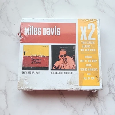 Sketches of Spain & Round about Midnight by Miles Davis NEW case Dmg CD 2008 X2 - Image 1 of 4