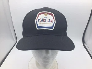 Sombrero PEARL JAM 2011 Gira Canadiense Snapback PJ Negro Concierto Mercancía Snapback P1 - Imagen 1 de 5