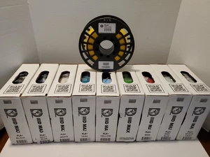(10) 3D Printing Filament PLA+ Copper 1.75mm IIID MAX Yellow Red Blue Green Gray - Picture 1 of 11