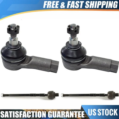 4 extremos de varilla de amarre delanteros interiores exteriores Mevotech para Kia Rio 2001 2002 2003 2004 05 Foto 1 de 4