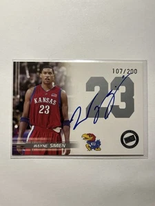 2005 Press Pass Wayne Simiem Rookie RC Autograph Auto Silver #107/200 - Picture 1 of 2