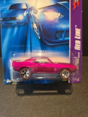 2006 Hot Wheels #100 Red Line 5/5 1969 PONTIAC FIREBIRD Magenta w/RedLine5Sp '07 - Imagem 1 de 4