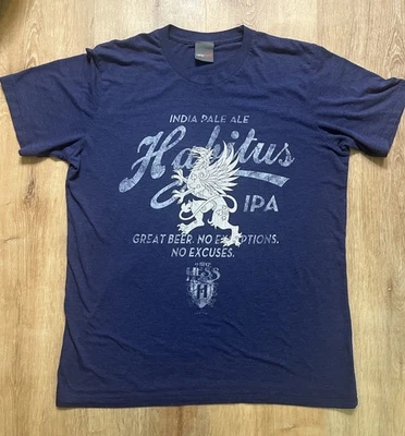 Mike Hess San Diego brewery T-shirt Men’s L IPA Habitus India Pale Ale Griffin - Image 1 of 4