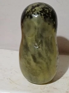 Wedgwood Art Glass Owl Paperweight 1970s Vintage 4.5" Signed - Picture 1 of 9