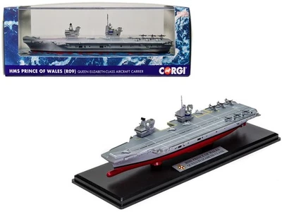 Portaaviones HMS Prince of Wales (R09) 2023 modelo fundido a presión Corgi 1/1250 Ro... Foto 1 de 4