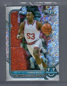 2021-22 Bowman University Tamar Bates 1° rifrattore Bowman Chrome Shimmer # 39 - Foto 1 di 2