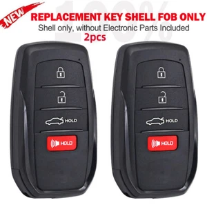 2 for Toyota Corolla Crown 2023 2024 Remote Key Shell Case FobHYQ14FBX HYQ14FBW - Picture 1 of 5