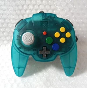 Nintendo 64 HORI PAD Mini Controller Ocean Blue - Bild 1 von 5