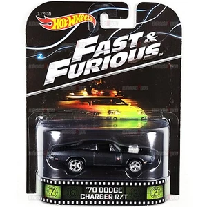 2013 Hot Wheels - 70 DODGE CHARGER R/T Fast & Furious - HW Retro Ent 1:64 BDT95 - Bild 1 von 2