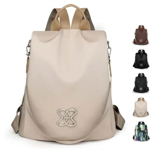 Women Anti-Theft Backpack Waterproof Rucksack Ladies School Travel Shoulder Bag - Picture 1 of 32