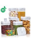 Airtight Food Storage Containers Vtopmart 7 Pieces BPA Free Plastic Cereal Co...