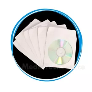 5000 Wholesale CD DVD R Disc Paper Sleeve Envelope with 4" Window & Flap - Picture 1 of 1