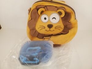 Children Toddler Lion Plush Safety Harness Backpack Walking Leash Strap