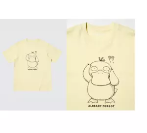 UNIQLO POKEMON Psyduck UT T-shirts Yellow Japan limited TEE XS-4XL NEW 2025 - Picture 1 of 3