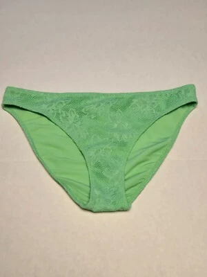 NWT American Eagle Aerie Neon Green Floral Swim Suits Choose Top Or Bottoms - Imagem 1 de 4