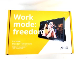 AOC 16T3EA 16'' Class USB-C Ultra-Slim Portable Monitor(Open Box) - Picture 1 of 2