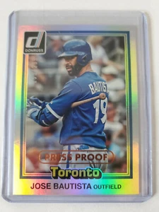 2015 Donruss Silver Press Proof Retro JOSE BAUTISTA #155/299  - Picture 1 of 2