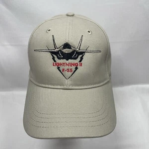 Gorra ajustable F-35 Lightning II bronceada militar Marina de los Estados Unidos Fuerza Aérea - Imagen 1 de 8