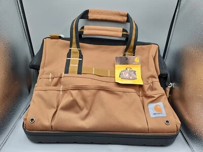 Bolsa de ferramentas Carhartt Legacy 16 polegadas com base moldada marrom Carhartt - Imagem 1 de 4