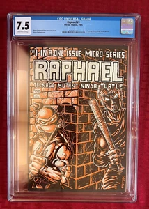 Rafael #1 CGC 7.5 Off White to White 1985 Mirage 1st Appearance Casey Jones - Picture 1 of 3